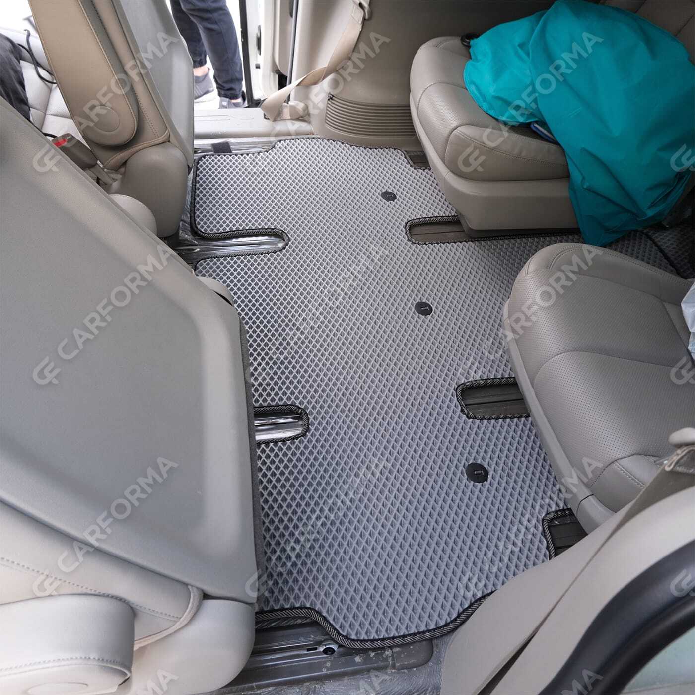 Коврики на KIA Carnival III 9 мест и 11 мест 2014&nbsp;-&nbsp;2021 в Новокузнецке