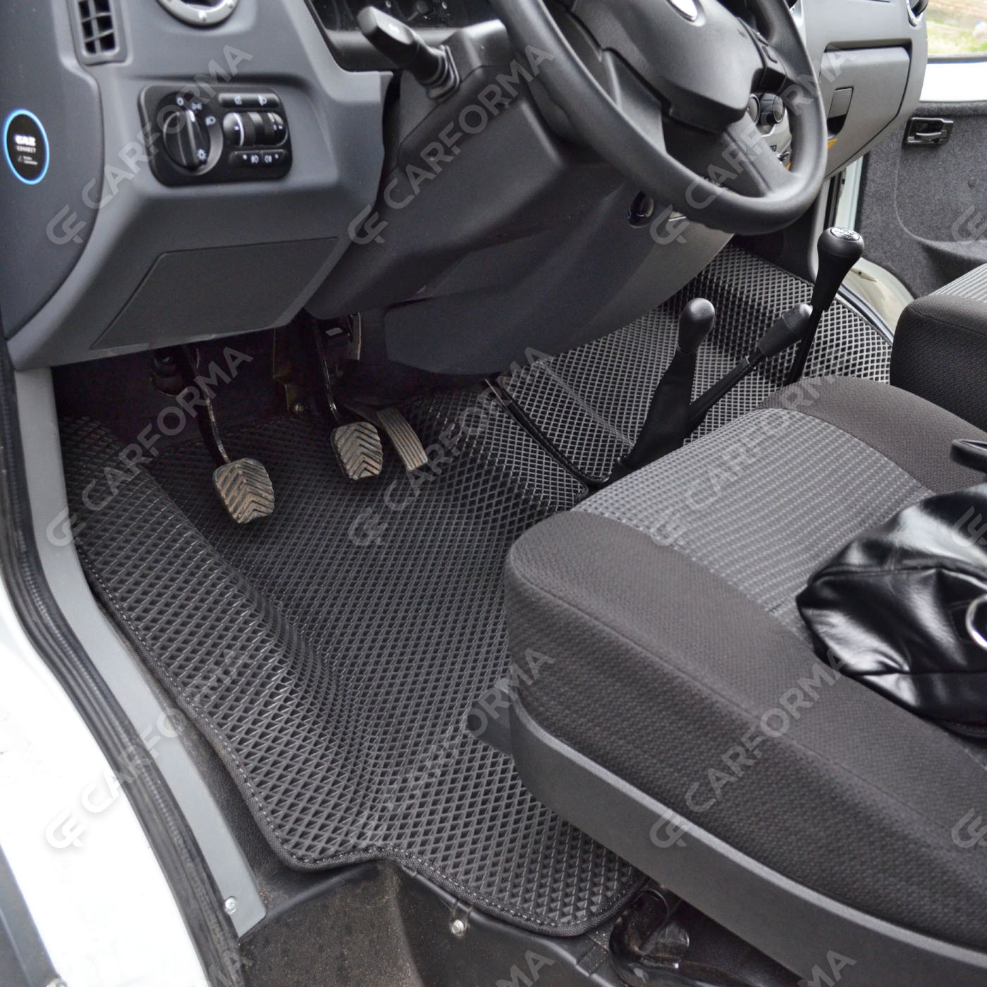 Ворсовые коврики на ГАЗ Соболь Комби грузопассажирский 1998&nbsp;-&nbsp;2026 в Новокузнецке