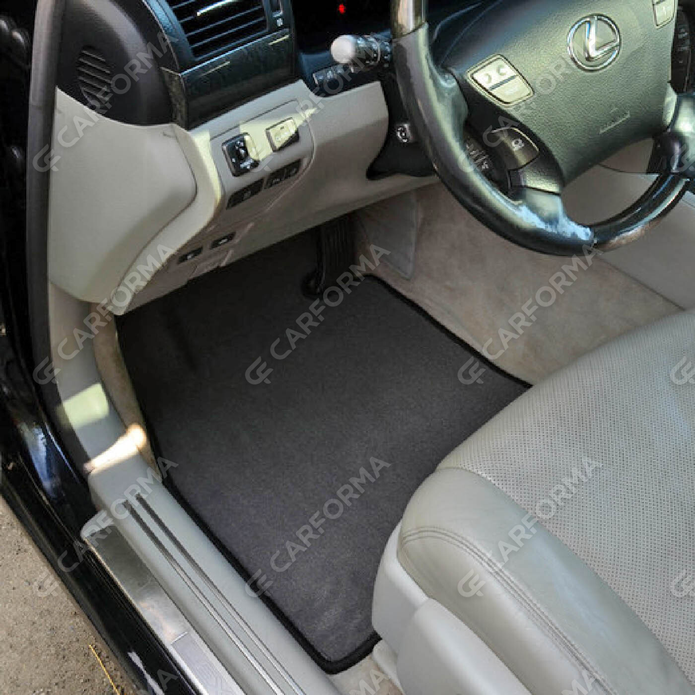 Ворсовые коврики на Lexus LS IV 2006&nbsp;-&nbsp;2017 в Новокузнецке