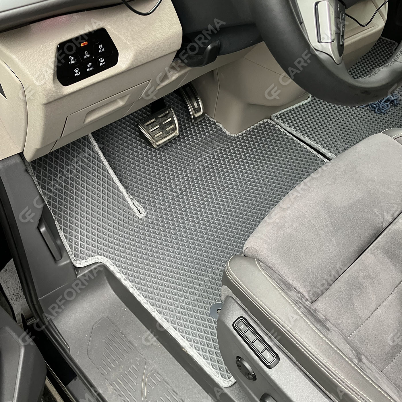 Ворсовые коврики на Volkswagen Multivan (T7) 2021&nbsp;-&nbsp;2026 в Новокузнецке