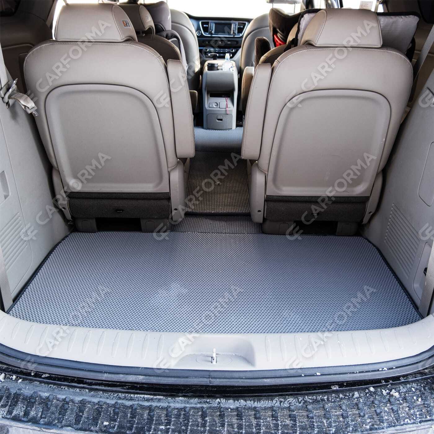Коврики на KIA Carnival III 9 мест и 11 мест 2014&nbsp;-&nbsp;2021 в Новокузнецке