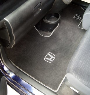 Ворсовые коврики на Honda Zest 2006 - 2012 в Новокузнецке