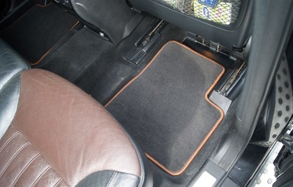 Ворсовые коврики на Mercedes GL (X164) 2006 - 2012 в Новокузнецке