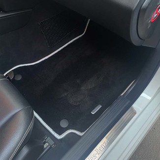Ворсовые коврики на Mercedes C (W204) 2007 - 2015 в Новокузнецке