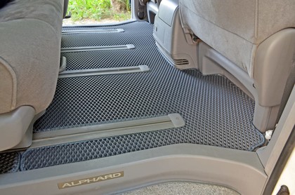 Ворсовые коврики на Toyota Alphard (H10) 2002 - 2008 в Новокузнецке