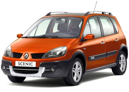 Ворсовые коврики на Renault Scenic II 2003 - 2010 в Новокузнецке