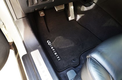 Ворсовые коврики на Infiniti FX II 2009 - 2014 в Новокузнецке