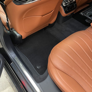 Ворсовые коврики на Mercedes S (W223, V223) 2020 - 2025 в Новокузнецке