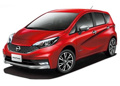 Ворсовые коврики на Nissan Note E-Power (E12) 2016 - 2020 в Новокузнецке