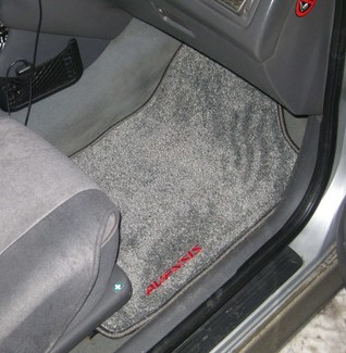 Ворсовые коврики на Toyota Avensis I 1997 - 2002 в Новокузнецке