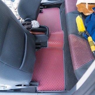 Ворсовые коврики на Ford Fiesta VI 2008 - 2019 в Новокузнецке