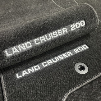 Ворсовые коврики на Toyota Land Cruiser 200 2007 - 2021 в Новокузнецке