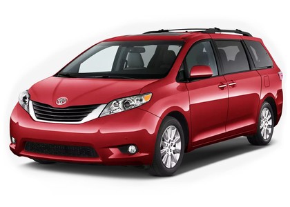 EVA коврики на Toyota Sienna III 2010 - 2020 в Новокузнецке