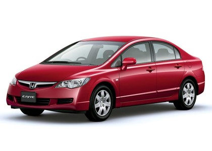 Ворсовые коврики на Honda Civic VIII 4d 2006 - 2011 в Новокузнецке