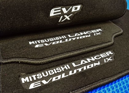 Ворсовые коврики на Mitsubishi Lancer Evolution IX 2005 - 2007 в Новокузнецке