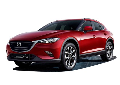 Ворсовые коврики на Mazda CX4 2016 - 2025 в Новокузнецке