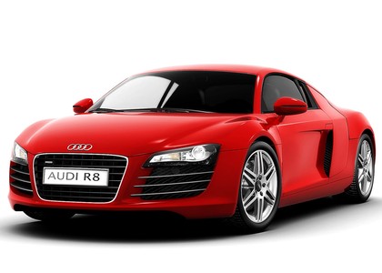 Ворсовые коврики на Audi R8 2006 - 2016 в Новокузнецке