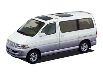 Ворсовые коврики на Toyota Hiace Regius (xH10) 1997 - 2002 в Новокузнецке