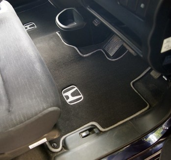 Ворсовые коврики на Honda Zest 2006 - 2012 в Новокузнецке