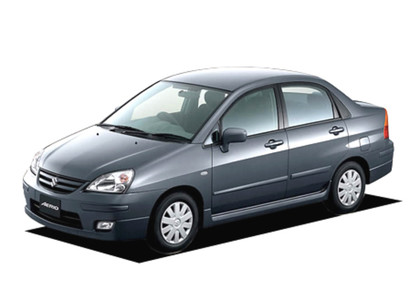 Ворсовые коврики на Suzuki Aerio I рестайлинг 2004 - 2008 в Новокузнецке