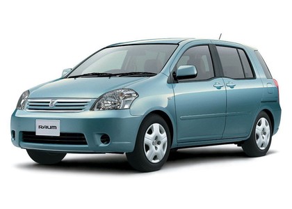 Ворсовые коврики на Toyota Raum II 2003 - 2011 в Новокузнецке