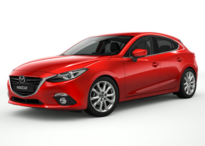 Ворсовые коврики на Mazda Axela III 2013 - 2019 в Новокузнецке
