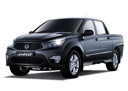 Ворсовые коврики на SsangYong Actyon Sports 2006 - 2016 в Новокузнецке