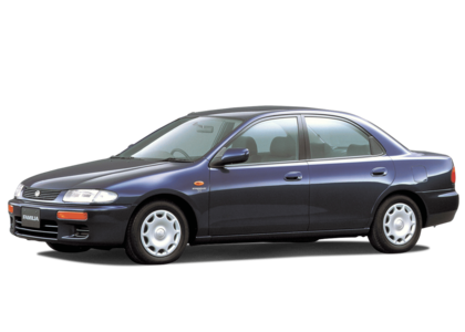 Ворсовые коврики на Mazda Familia (BH) 1994 - 1999 в Новокузнецке