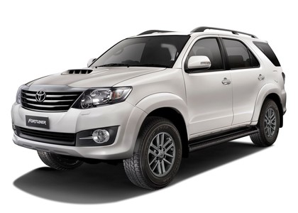 Ворсовые коврики на Toyota Fortuner I 2004 - 2015 в Новокузнецке