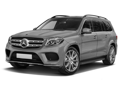 Ворсовые коврики на Mercedes GLS (X166) 2015 - 2019 в Новокузнецке