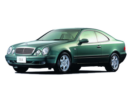 Ворсовые коврики на Mercedes CLK (C208) 1996 - 2003 в Новокузнецке