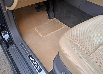 Ворсовые коврики на Hyundai Genesis I 2008 - 2014 в Новокузнецке