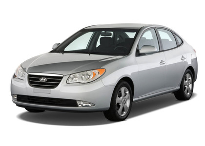 Ворсовые коврики на Hyundai Elantra 4 (HD) 2006 - 2011 в Новокузнецке