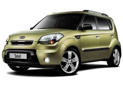 EVA коврики на KIA Soul I 2009 - 2013 в Новокузнецке