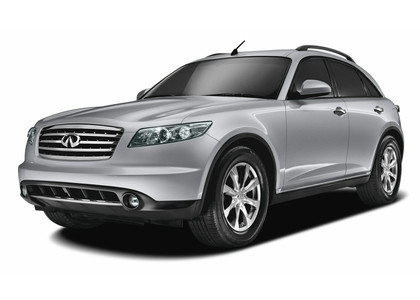 Ворсовые коврики на Infiniti FX I 2003 - 2008 в Новокузнецке