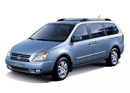 Ворсовые коврики на KIA Carnival II 2006 - 2014 в Новокузнецке