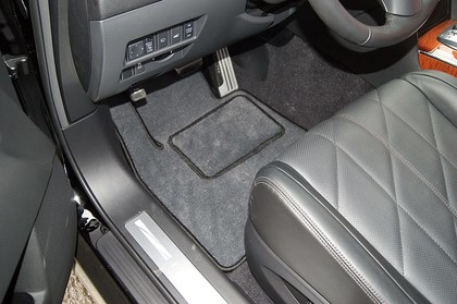 Ворсовые коврики на Infiniti FX II 2009 - 2014 в Новокузнецке