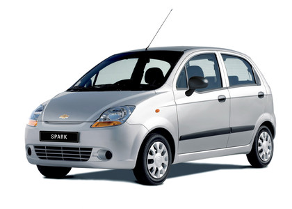 Ворсовые коврики на Chevrolet Spark II 2005 - 2010 в Новокузнецке