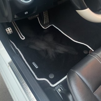 Ворсовые коврики на Mercedes C (W204) 2007 - 2015 в Новокузнецке