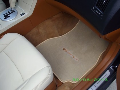 Ворсовые коврики на Infiniti FX I 2003 - 2008 в Новокузнецке
