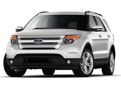 Ворсовые коврики на Ford Explorer V 2010 - 2019 в Новокузнецке