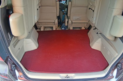 Ворсовые коврики на Toyota Alphard (H10) 2002 - 2008 в Новокузнецке