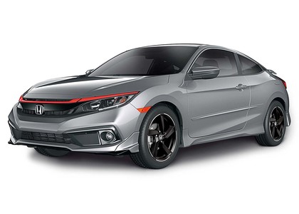Ворсовые коврики на Honda Civic X 2d 2015 - 2021 в Новокузнецке