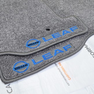 Ворсовые коврики на Nissan Leaf (AZE0) 2012 - 2017 в Новокузнецке