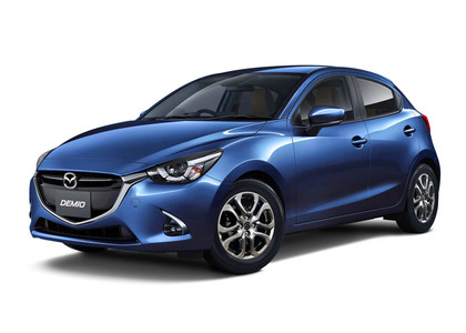 Ворсовые коврики на Mazda Demio IV (DJ) 2014 - 2025 в Новокузнецке