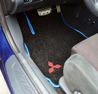 Ворсовые коврики на Mitsubishi Eclipse IV 2005 - 2011 в Новокузнецке