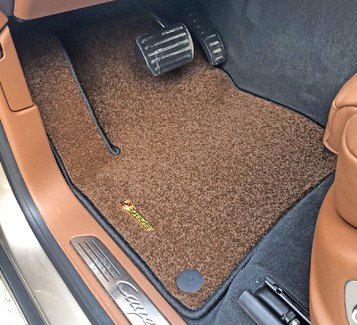 Ворсовые коврики на Porsche Cayenne II 2010 - 2018 в Новокузнецке