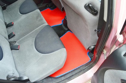 Ворсовые коврики на Honda Fit I 2001 - 2007 в Новокузнецке