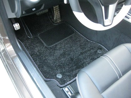 Ворсовые коврики на Mercedes C (W204) 2007 - 2015 в Новокузнецке